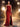 Sheer Bodice Luxury Lace Spaghetti Strap Mermaid Evening Dress - Red