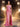 Sheer Bodice Luxury Lace Spaghetti Strap Mermaid Evening Dress - Pink