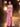 Asymmetric Bodice Sparkly Strapless Hand Beading Mermaid Evening Dress - Pink