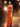 Asymmetric Bodice Sparkly Strapless Hand Beading Mermaid Evening Dress - Orange