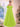 Off Shoulder 3D Rose Ball Gown Evening Dress With Long Sleeve - Fluorescent