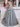 3D Rose Waist Strapless Tiered Ball Gown Evening Dress - Grey