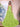3D Rose Waist Strapless Tiered Ball Gown Evening Dress - Fluorescent