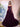 3D Rose Waist Strapless Tiered Ball Gown Evening Dress - Grape