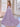 3D Rose Waist Strapless Tiered Ball Gown Evening Dress - Lavender