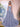 3D Rose Waist Strapless Tiered Ball Gown Evening Dress - Lavender