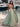 Hot Fix Deep V-Neck Bodice Spaghetti Strap Prom Dress - Sage Green