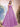 Pleated Bust Ruffle Hem Strapless Satin Prom Ball Gown - Lilac