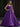 Spaghetti Straps Bodice Ball Gown Evening Dress - Purple