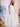Spaghetti Straps Bodice Ball Gown Evening Dress - White