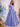 Spaghetti Straps Bodice Ball Gown Evening Dress - Lavender