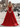 Scoop Neck Bodice Prom Ball Gown Long Evening Dress WIth Pockets in Red
