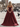 Scoop Neck Bodice Prom Ball Gown Long Evening Dress WIth Pockets in Burgundy