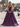 Scoop Neck Bodice Prom Ball Gown Long Evening Dress WIth Pockets in Grape