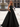 Scoop Neck Bodice Prom Ball Gown Long Evening Dress WIth Pockets in Black