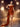Asymmetrical Draped Satin Short Evening Gown With Bow Drop Waist - Burnt Orange