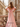 Luxury Feather Flower Mermaid Evening Dress With Removable Drop Waist - Pink