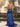 Hot Fix Crystal V-Neck Illusion Pleated Long Mermaid Prom Dress With Slit - Royal Blue