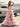 Pleated Sheer Corset Top Strapless Tiered Layered Ball Gown Prom Dress - Pink