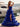 Pleated Sheer Corset Top Strapless Tiered Layered Ball Gown Prom Dress - Royal Blue