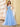 Lace Bow 3D Embroidery Floral Prom Gown - Sky Blue
