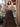 3D Floral Embroidery Illusion Bandage Ruffle Prom Dress - Chocolate