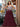 3D Floral Embroidery Illusion Bandage Ruffle Prom Dress - Burgundy