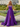 Boned Sparkly Lace Long Ball Gown Prom Dress With Pocket in Purple