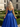 Boned Sparkly Lace Long Ball Gown Prom Dress With Pocket in Royal Blue