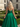 Boned Sparkly Lace Long Ball Gown Prom Dress With Pocket in Emerald Green
