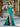 Off Shoulder Boned Mermaid Prom Dress With Pleats - Turquoise