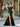 Off Shoulder Boned Mermaid Prom Dress With Pleats - Emerald Green