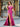 Off Shoulder Boned Mermaid Prom Dress With Pleats-Hot Pink