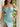 Off Shoulder Boned Mermaid Prom Dress With Pleats in Baby Blue