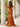 Off Shoulder Boned Mermaid Prom Dress With Pleats in Orange