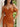 Off Shoulder Boned Mermaid Prom Dress With Pleats in Orange