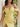 Off Shoulder Boned Mermaid Prom Dress With Pleats in Yellow
