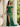 Off Shoulder Boned Mermaid Prom Dress With Pleats in Emerald Green