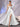 Sheer Bodice Boned Hot Fix A-Line Prom Dress - White