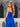 Sparkly Bodice Strapless Satin Long Mermaid Prom Dress with Slit in Royal Blue