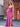 Bodice Strapless Satin Mermaid Prom Dress Long with Slit - Hot Pink