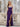 Sparkly Bodice Strapless Satin Long Mermaid Prom Dress with Slit in Purple