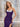 Sparkly Bodice Strapless Satin Long Mermaid Prom Dress with Slit in Purple