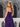Sparkly Bodice Strapless Satin Long Mermaid Prom Dress with Slit in Purple