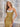 Sparkly Bodice Strapless Satin Long Mermaid Prom Dress with Slit in Gold