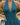 Peacock Blue Homecoming Dress-3