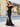 Off Shoulder Lace Embroidery Mermaid Prom Dress With Bow - Black