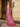 Sparkly Lace Embroidery Boned Mermaid Evening Dress With Pleats - Hot Pink