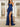 Sparkly Lace Embroidery Boned Mermaid Evening Dress With Pleats - Royal Blue