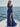 Sparkly Lace Embroidery Boned Mermaid Evening Dress With Pleats - Royal Blue